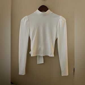 Francesca’s long sleeve top with open back!